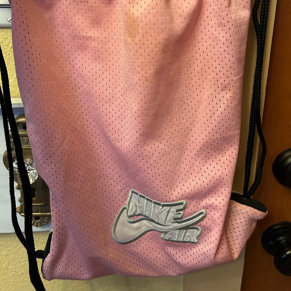 Pink nike bag